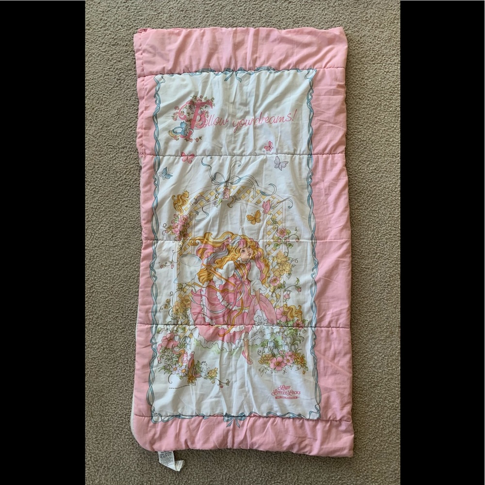 VTG 1986 Lady Lovely Locks Print Sleeping Bag